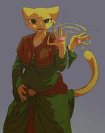 Katia's_wizard_robe Khajiit artist:Thane black_eyes character:Katia_Managan chiaroscuro mage_hands