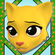 3D Khajiit adorable artist:PIRAMATRONIC_GAMING black_eyes character:Katia_Managan pineapple portrait teeth