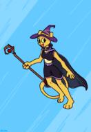 cape character:Katia_Managan magic_staff wizard_hat