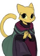 Cloak_of_Gray_Tomorrow Katia's_Thief_Tunic Khajiit artist:Slumberdoq black_eyes character:Katia_Managan sketch