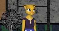 3D Katia's_Thief_Tunic Khajiit accidents_waiting_to_happen adorable animation artist:PIRAMATRONIC_GAMING beautiful character:Katia_Managan crossover dwemer_technology hugs knock_off video_in_source